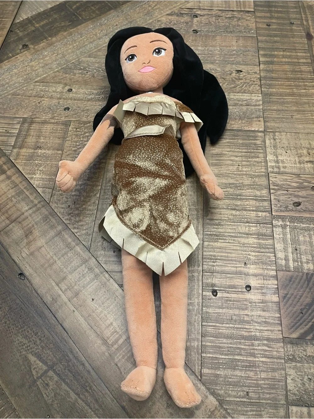 Disney Store Princess Pocahontas Plush Rag Doll 19